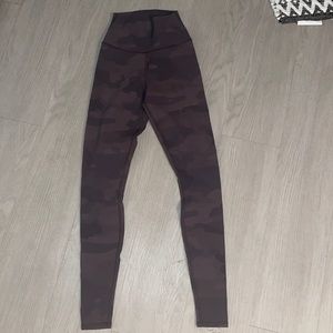 High waist camo alo yoga leggings pants